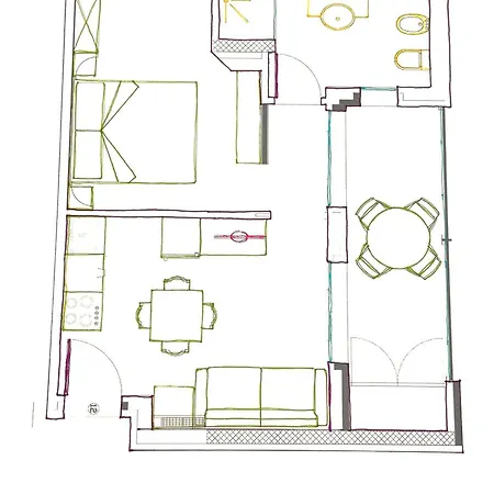 Pool Flat 400m From Apartment *